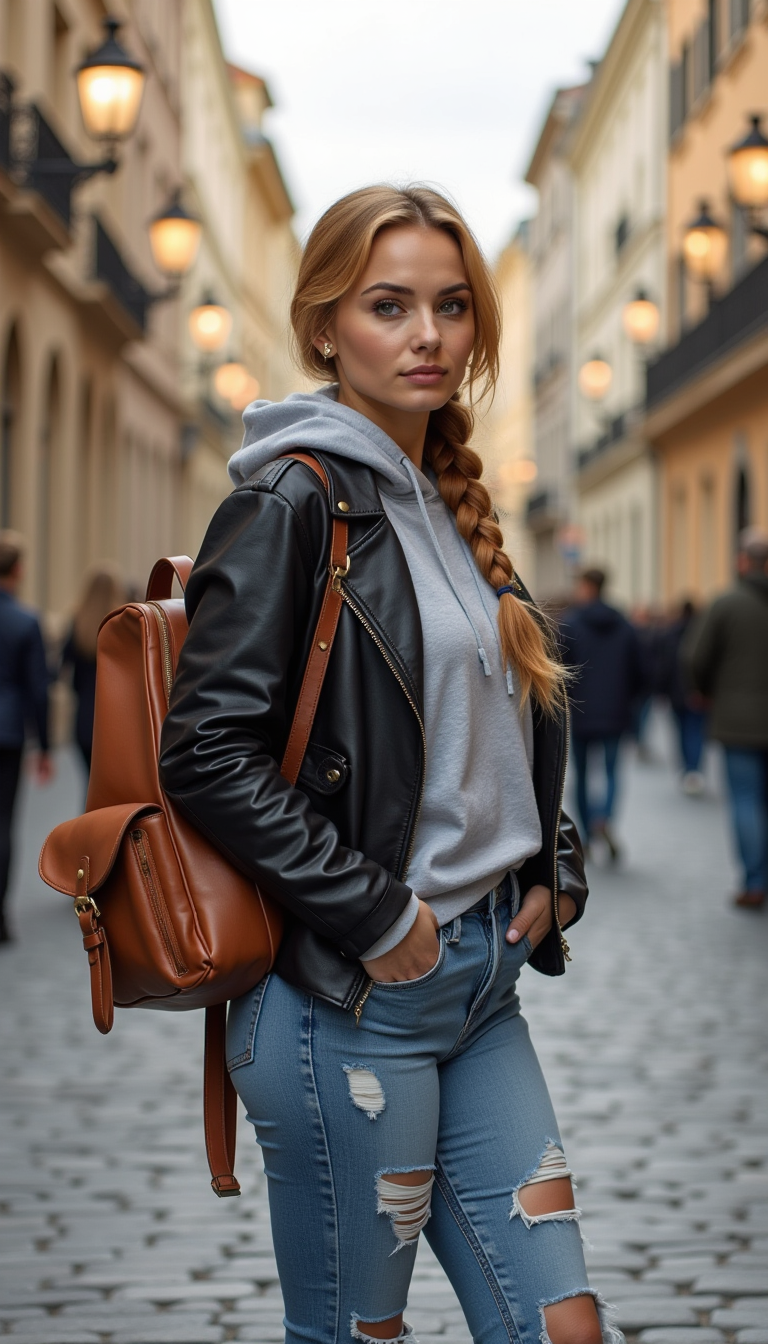 Urban Chic: A Street Style Portrait