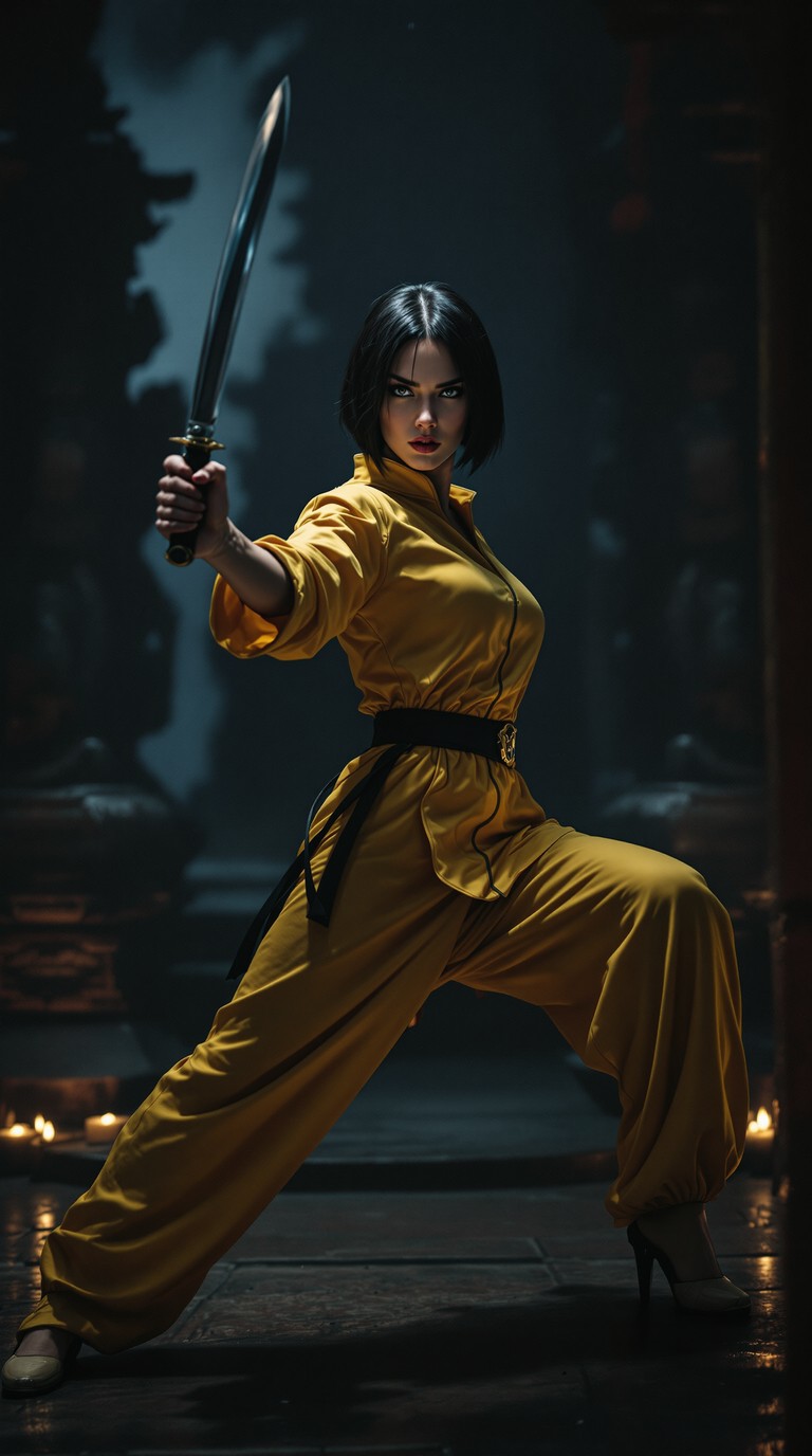 Warrior in Yellow