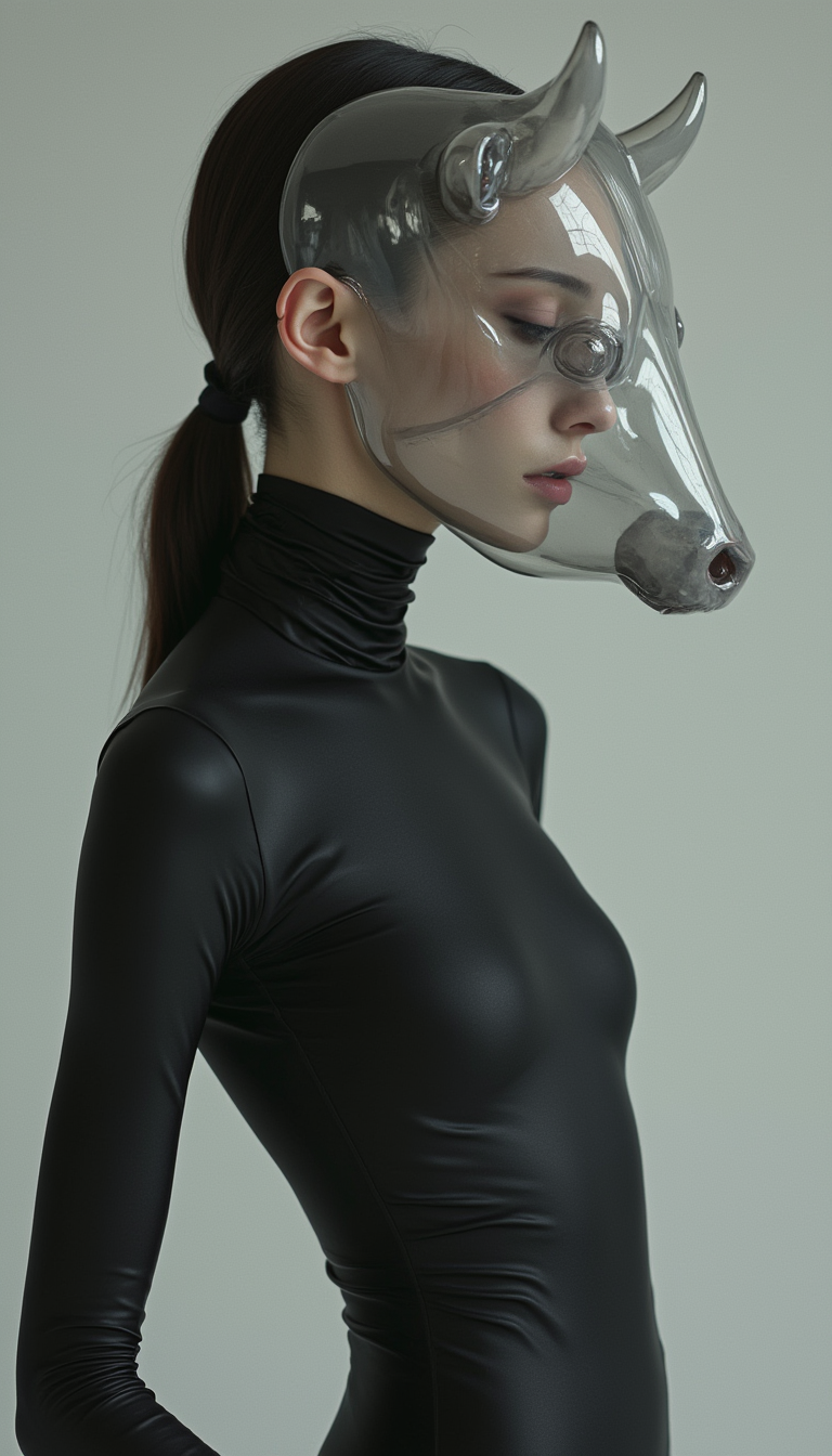 Futuristic Anonymity: The Horned Mask