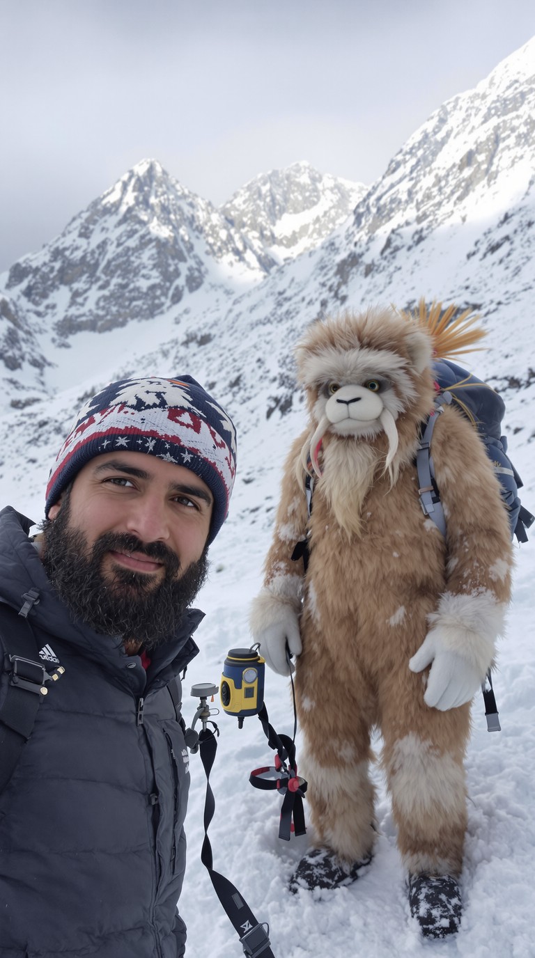 Yeti Adventure in the Snowy Peaks