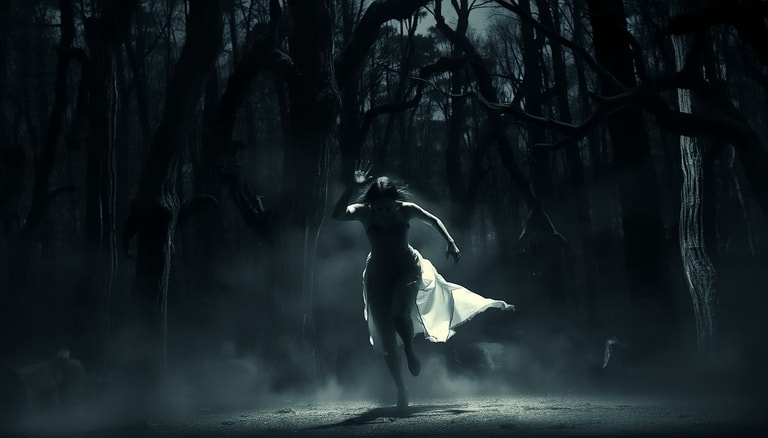 Flight Through the Eerie Forest