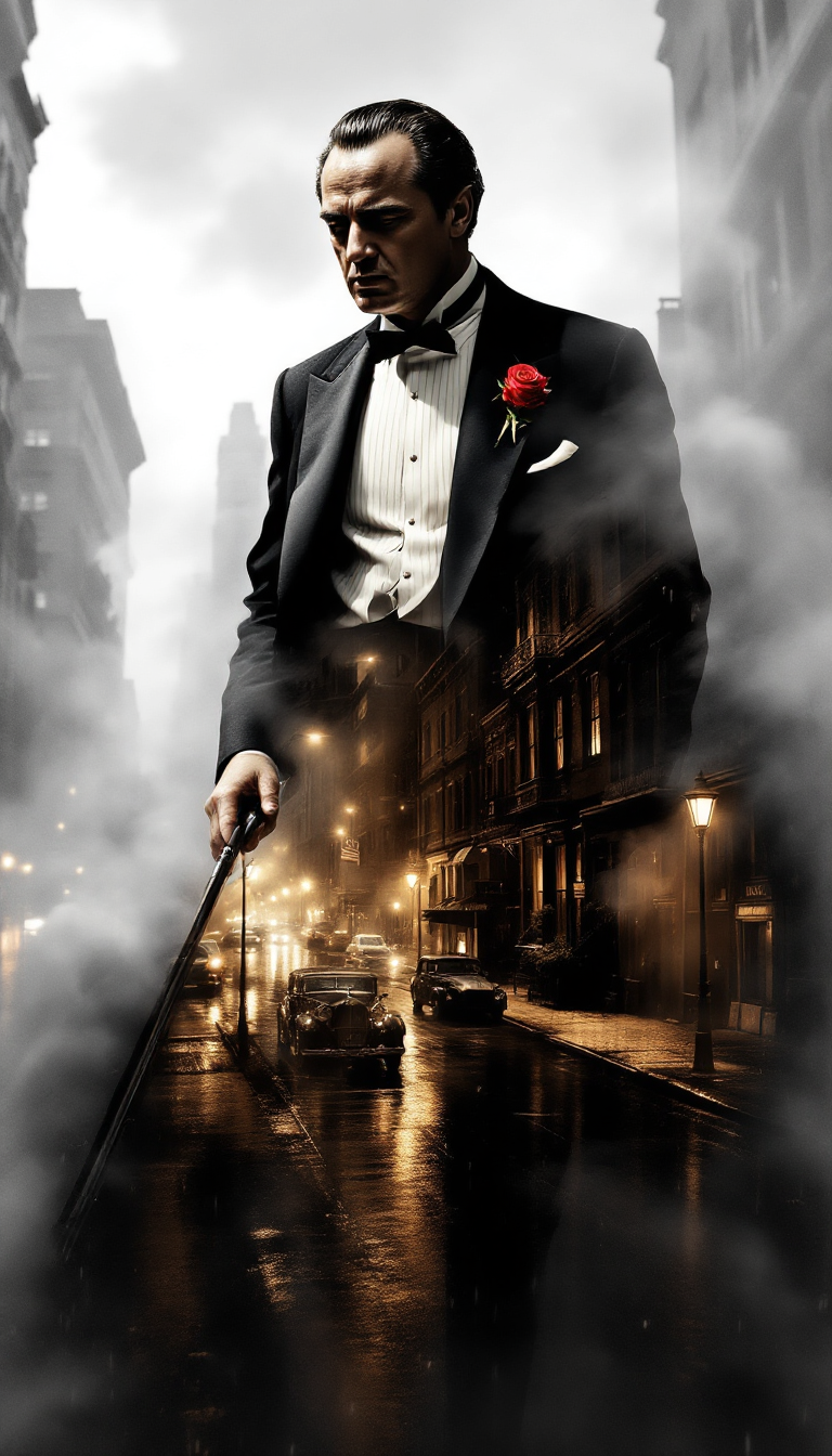 Man in the Mist: A Nocturnal Stroll