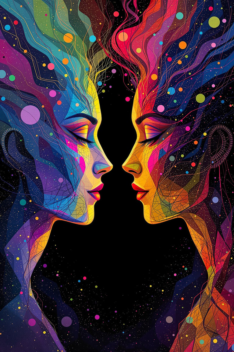 Cosmic Duality: The Interconnected Minds