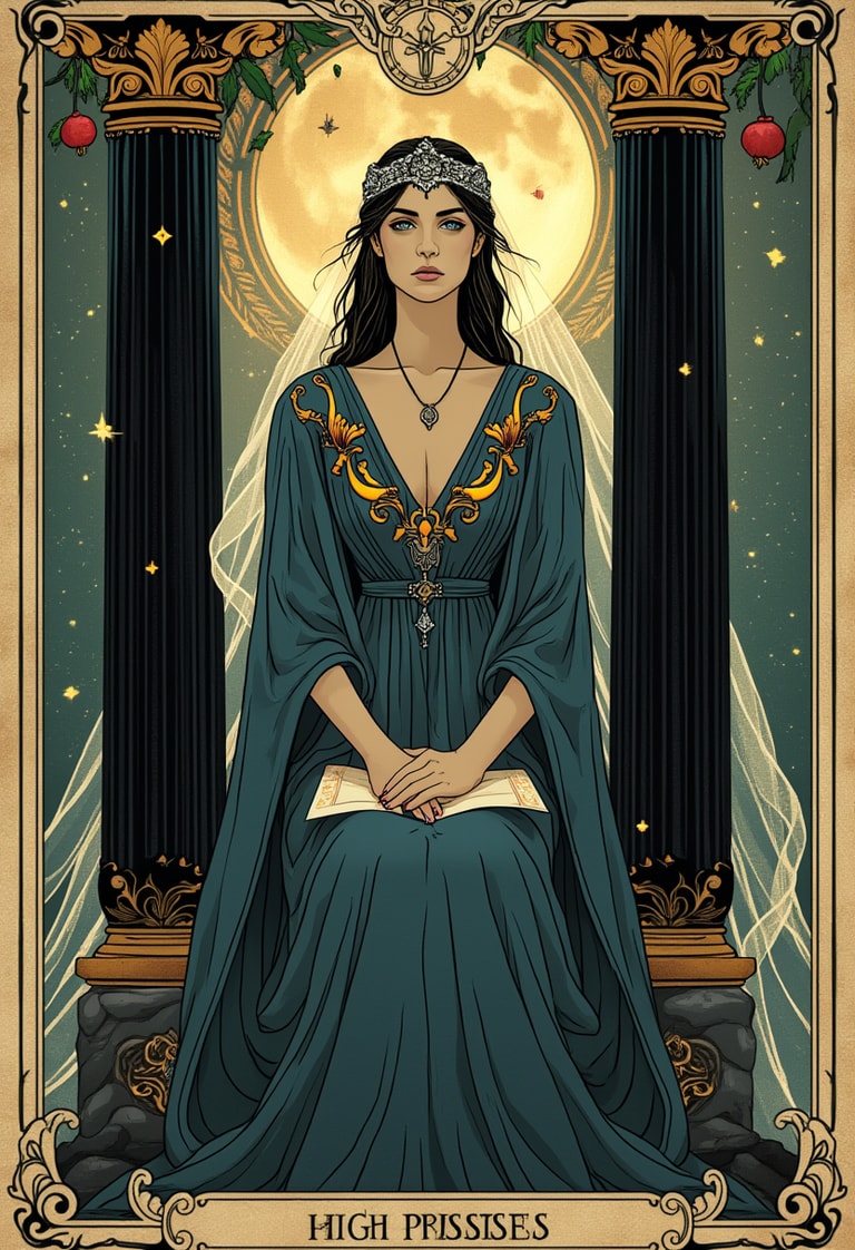The High Priestess: Guardian of Wisdom