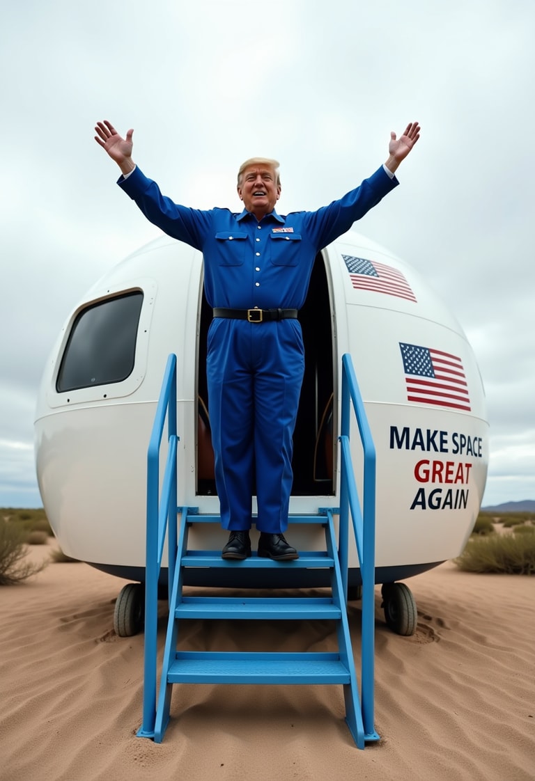 Make Space Great Again: Desert Triumph