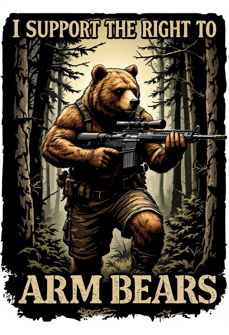 Armed Bear: A Pun on Rights
