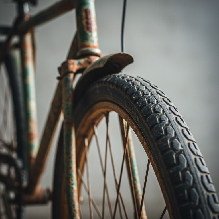 Decay on Wheels: The Rusted Bicycle