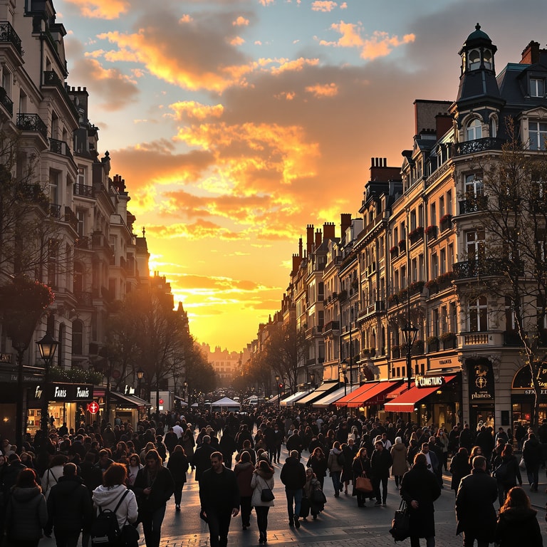 Golden Hour on the Boulevard