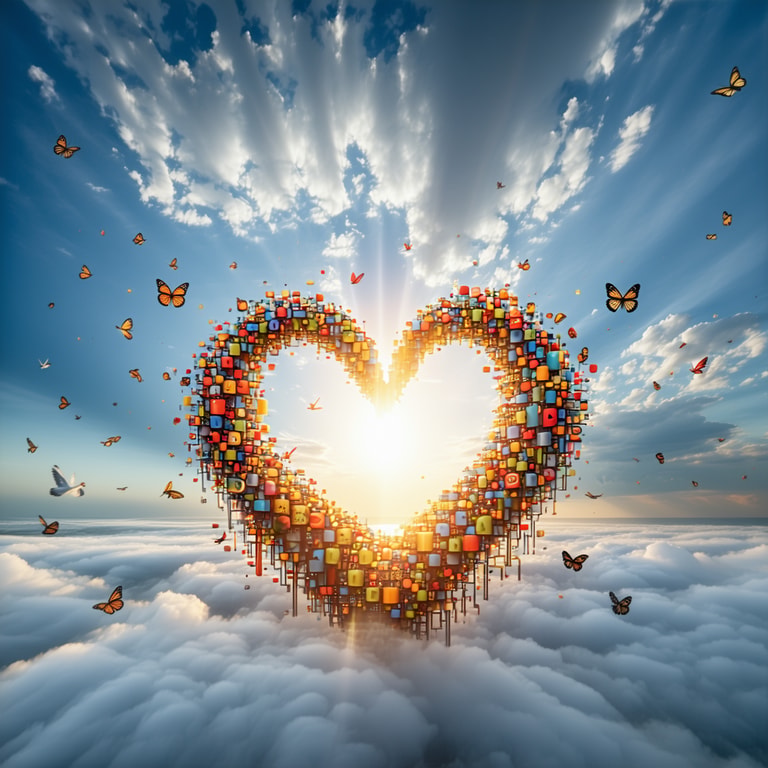 Heart of Light in the Sky