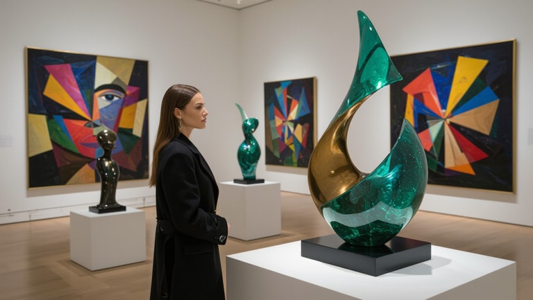 Contemplation Before the Emerald Form