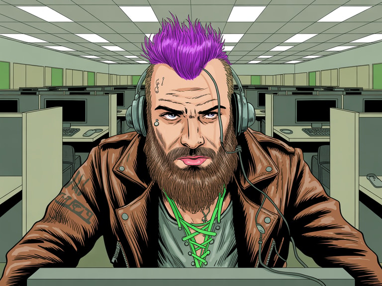 **Punk in the Office**