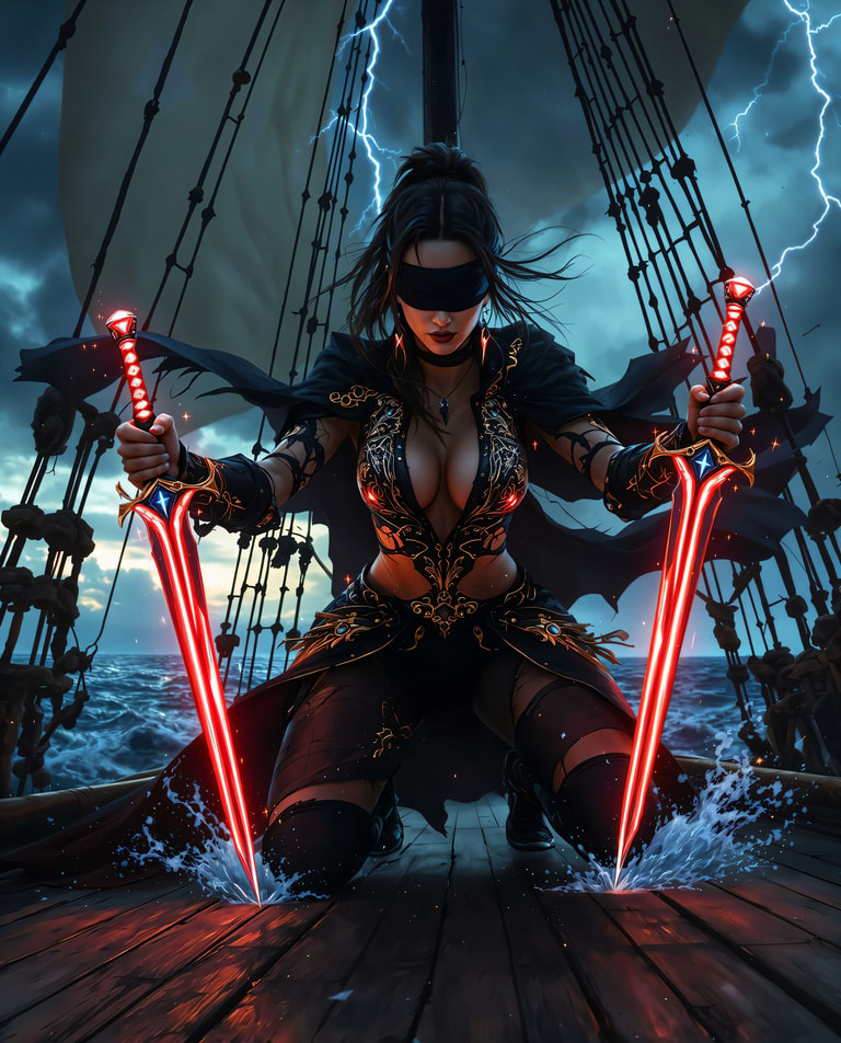 **The Blind Warrior of the Storm**