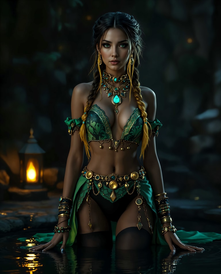 **Enchantress by the Lantern**