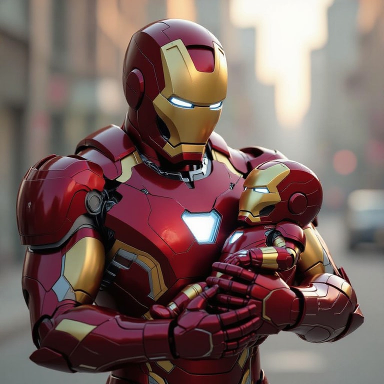 Iron Man's Legacy: A Protector's Embrace