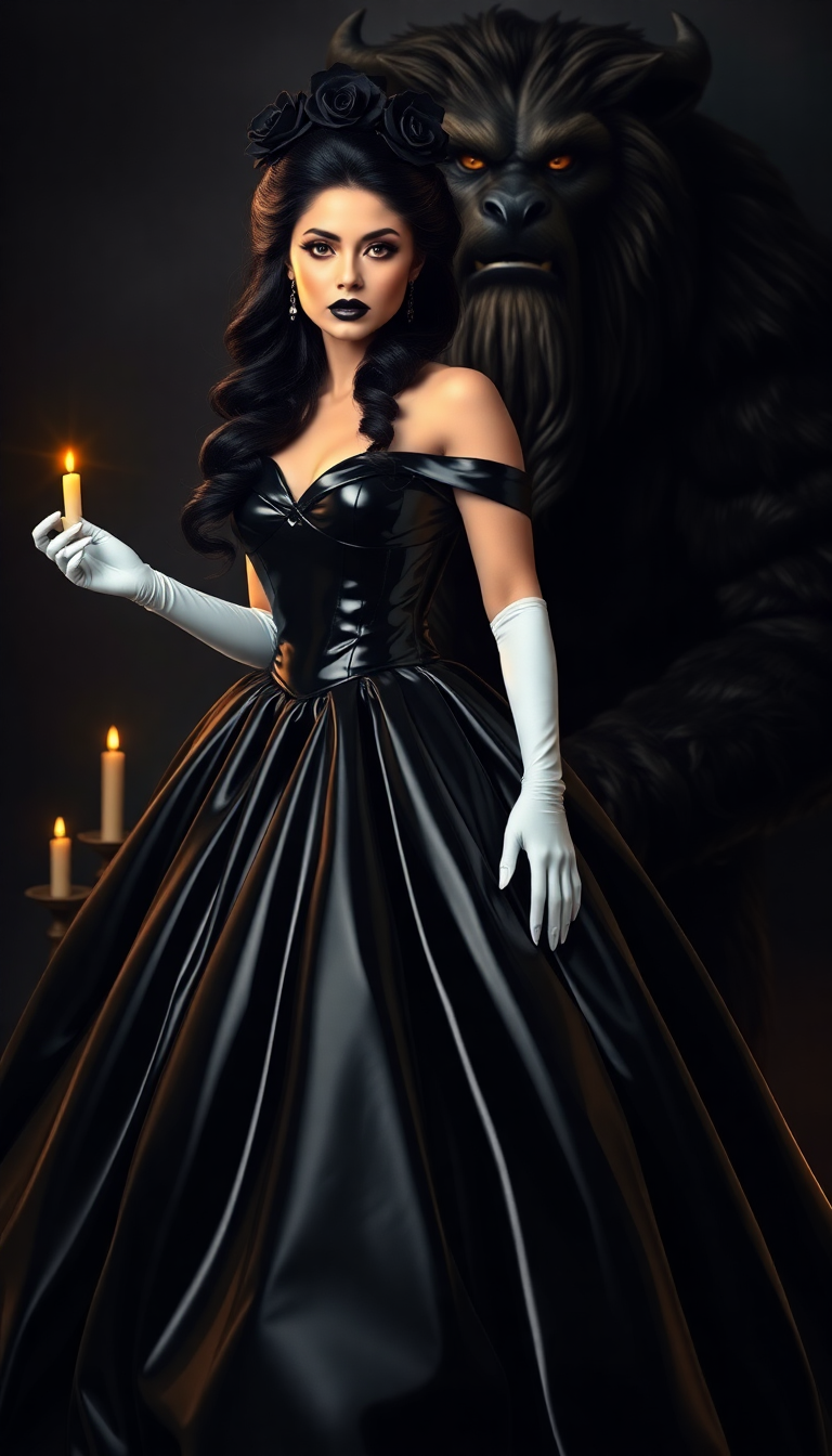 Gothic Belle and Shadowed Beast