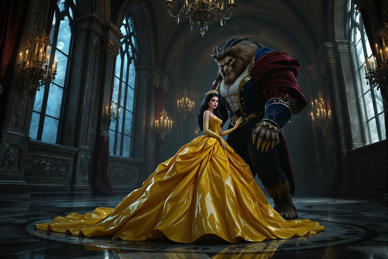 Gothic Belle and Beast Reverie