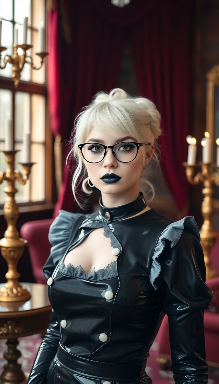 Gothic Enigma in Crimson Parlour