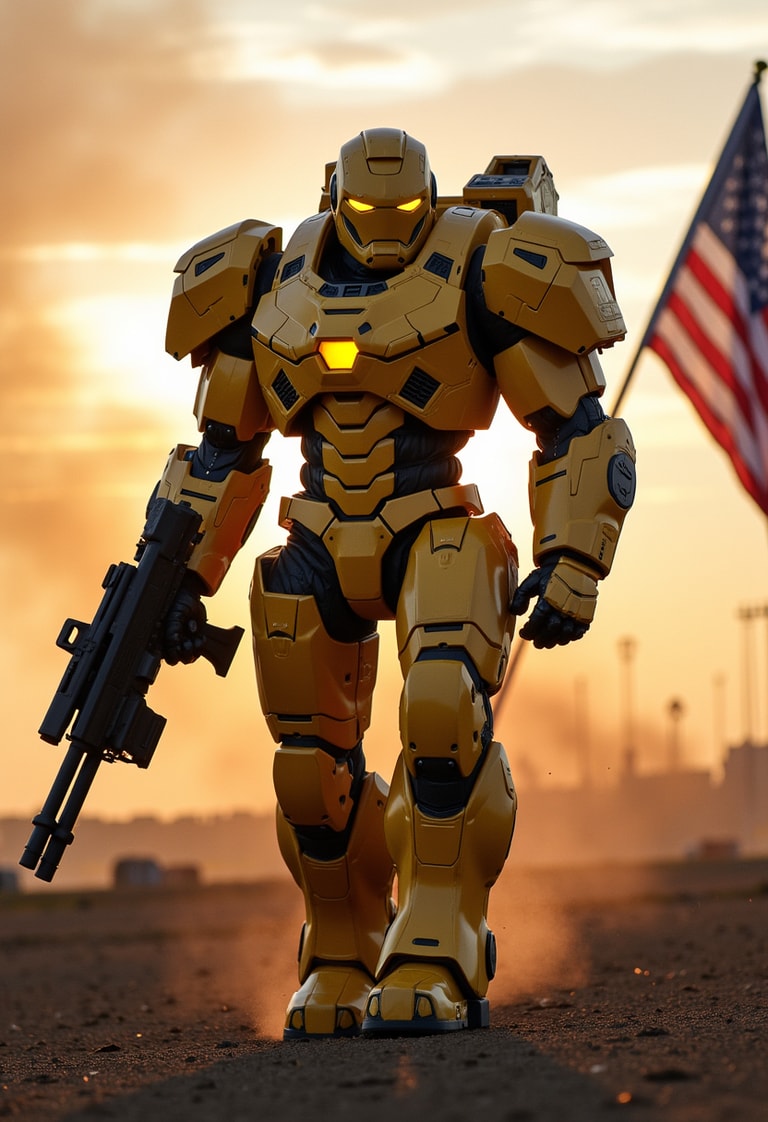 Yellow Titan at Golden Hour