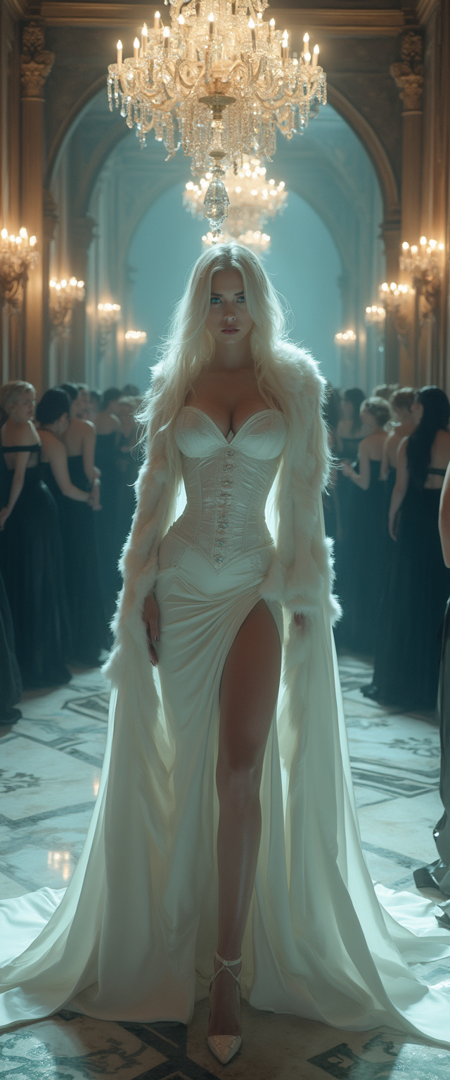 Vampire Queen in White Splendor
