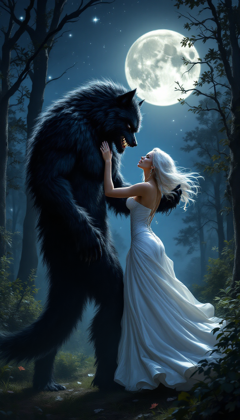 Moonlit Encounter in the Vale