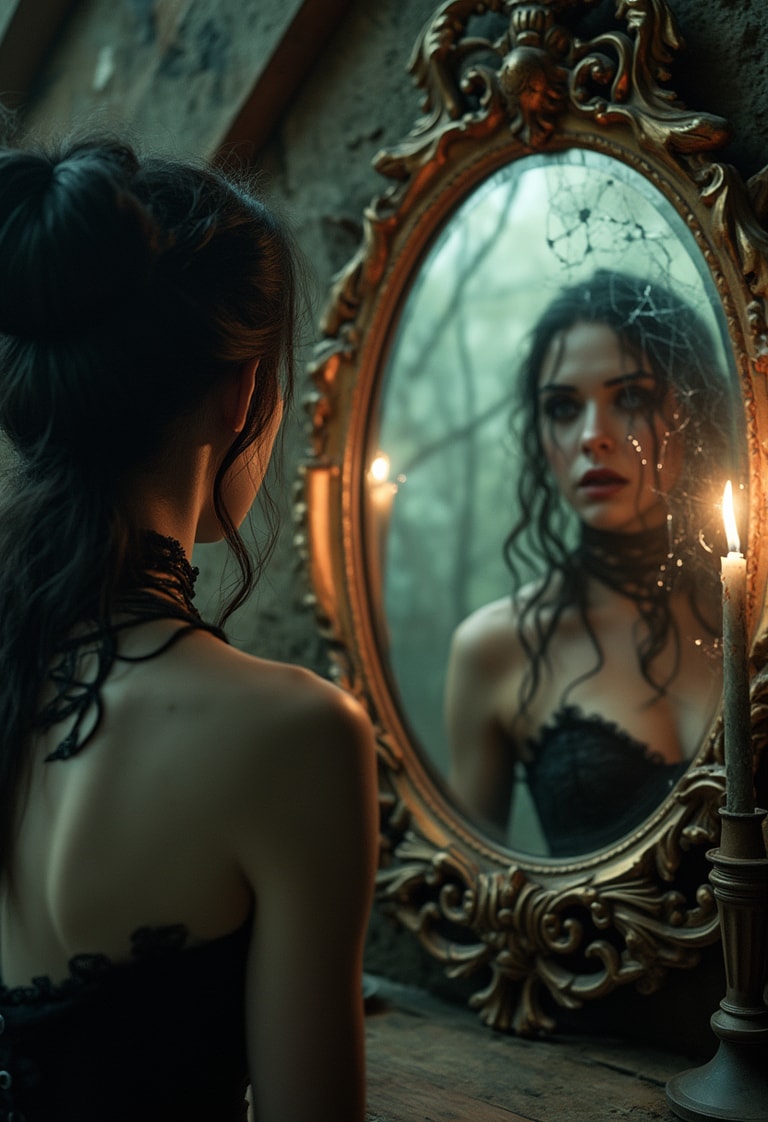 Gothic Reverie in Antique Glass