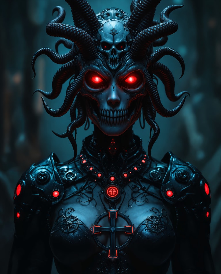 Crimson-Eyed Demonic Sovereign