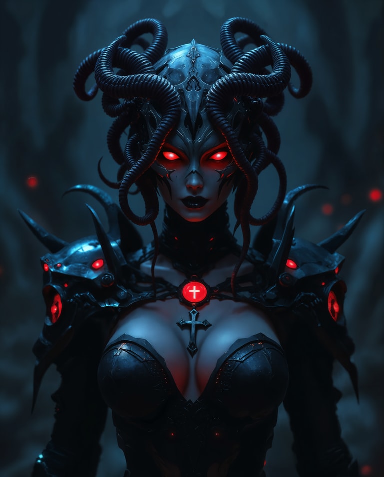 Crimson-Eyed Sovereign of Shadows