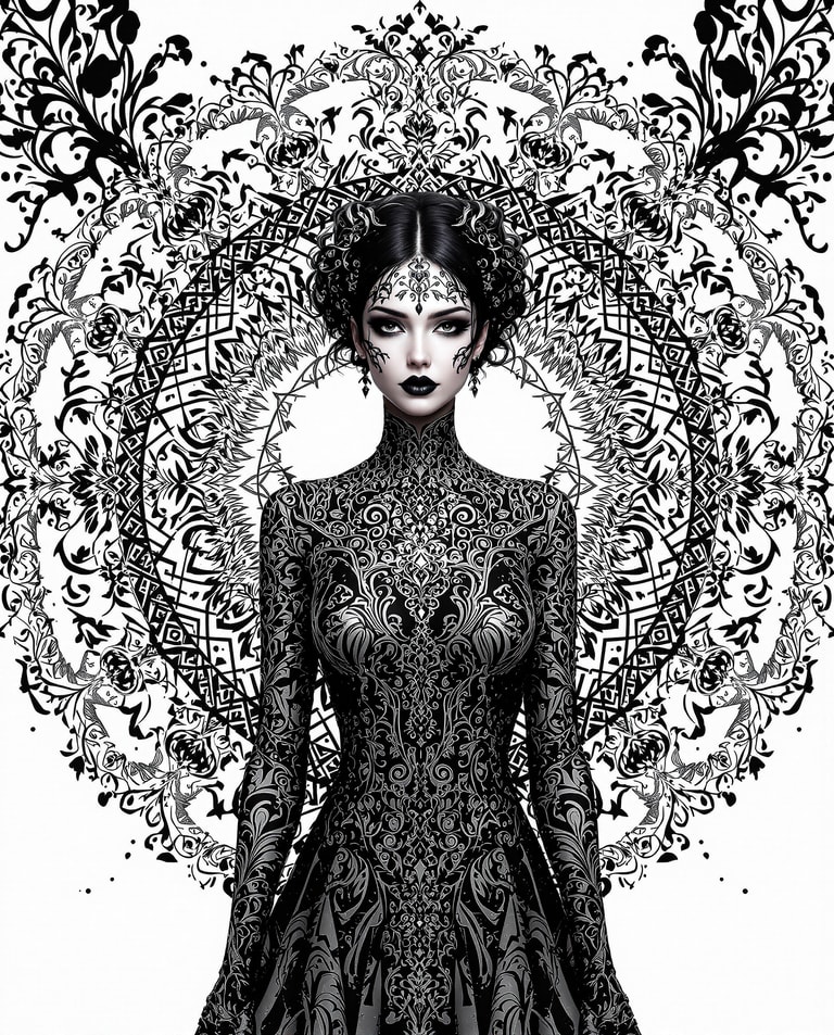 Mandala of Shadowed Opulence
