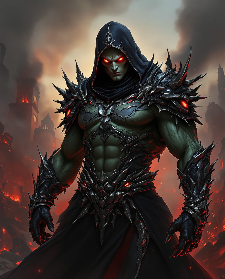 Spiked Tyrant of Burning Ruins