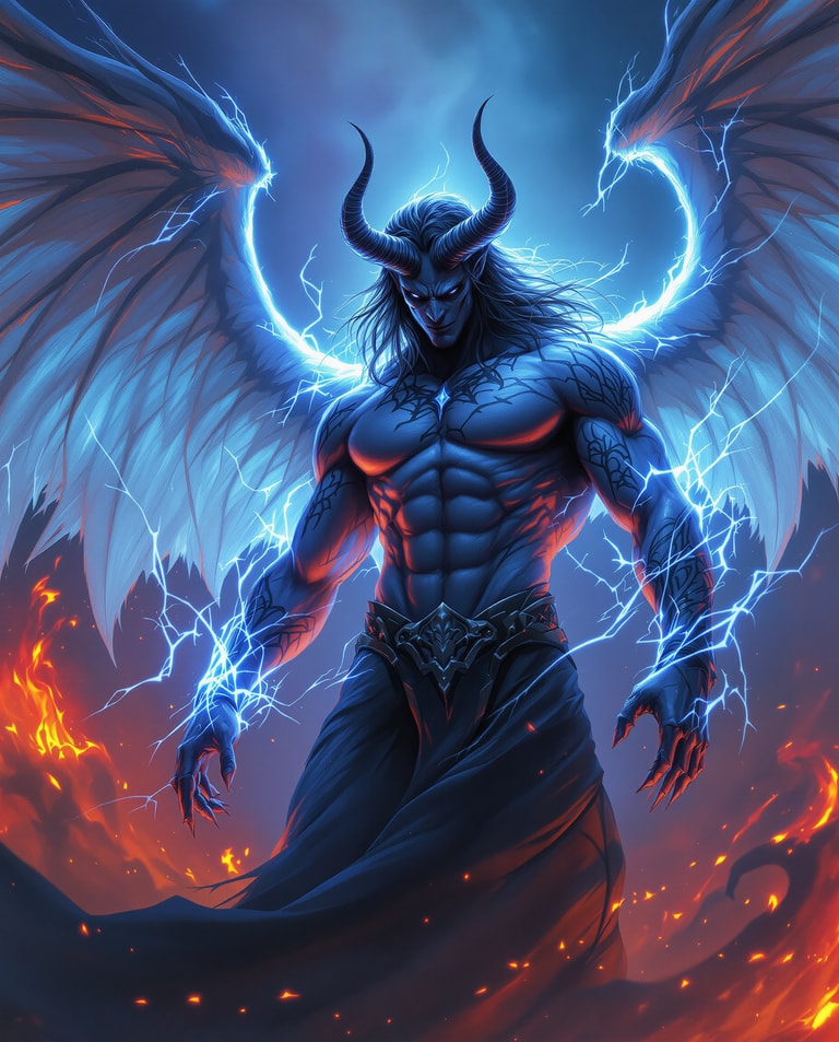 Demon Lord of Lightning and Flame