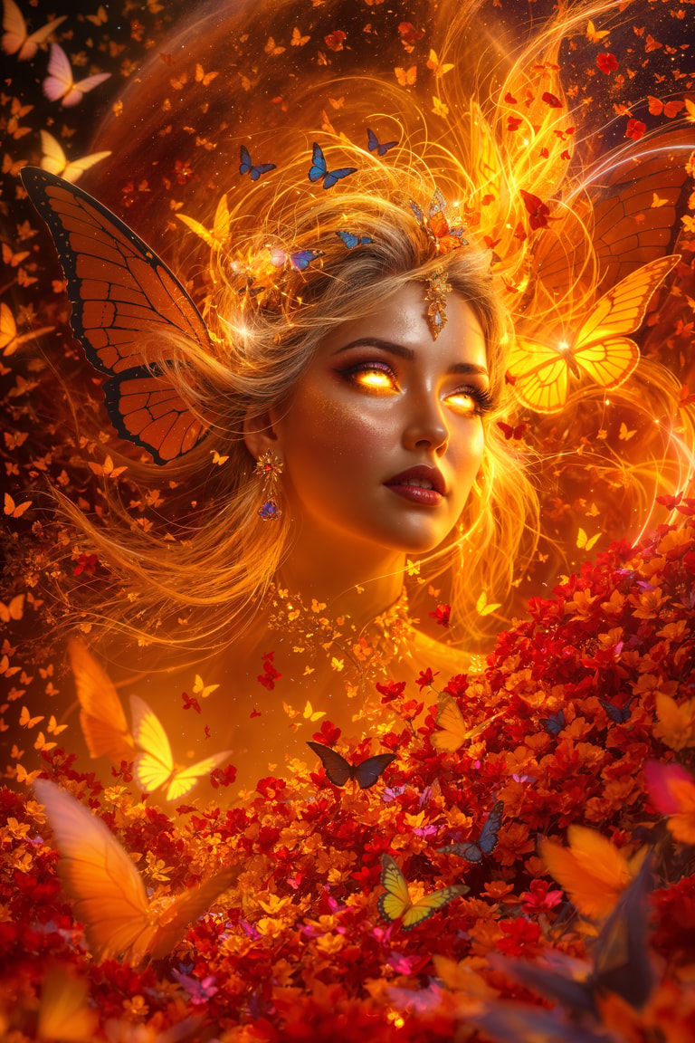 Ember Butterfly Enchantress
