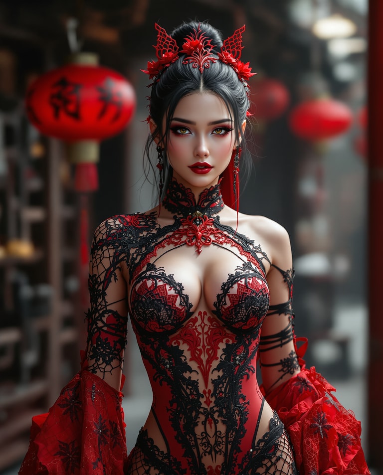 Crimson Lace Empress