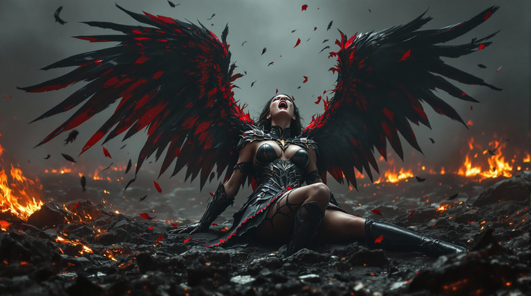 Fallen Valkyrie Queen in Agony