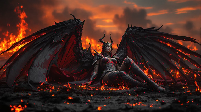 Fallen Valkyrie Queen of Flame