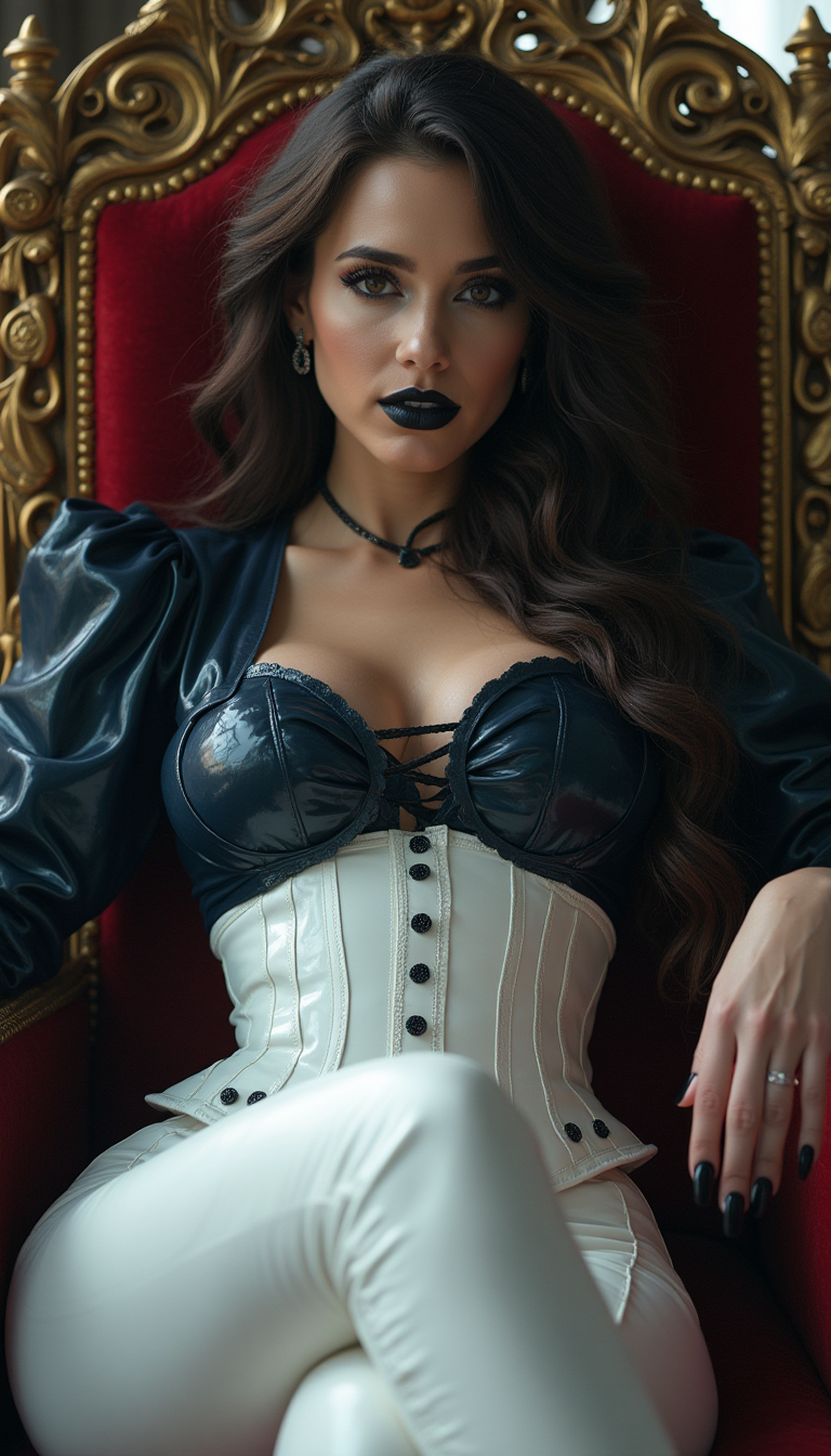 Goth Sovereign on Crimson Throne