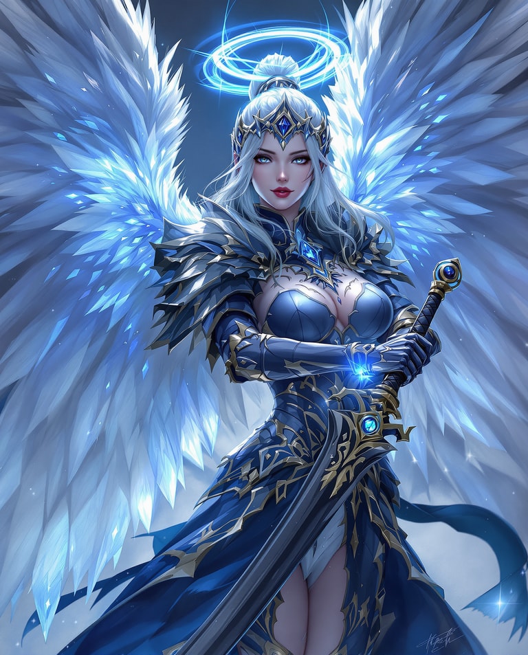 Crystal-Winged Angelic Knight
