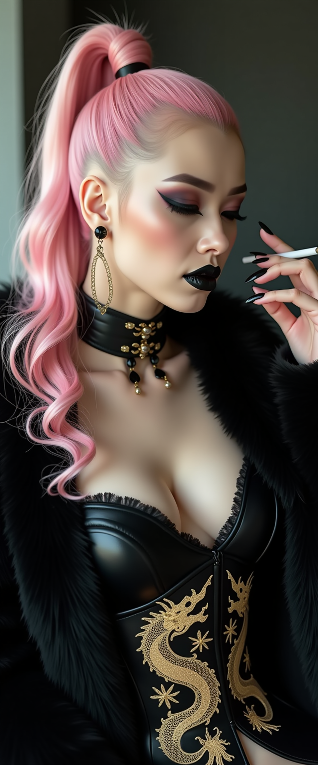 Pink-Haired Dragon Empress