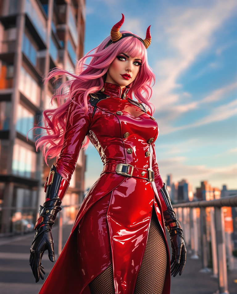 Crimson Deviless at Golden Hour
