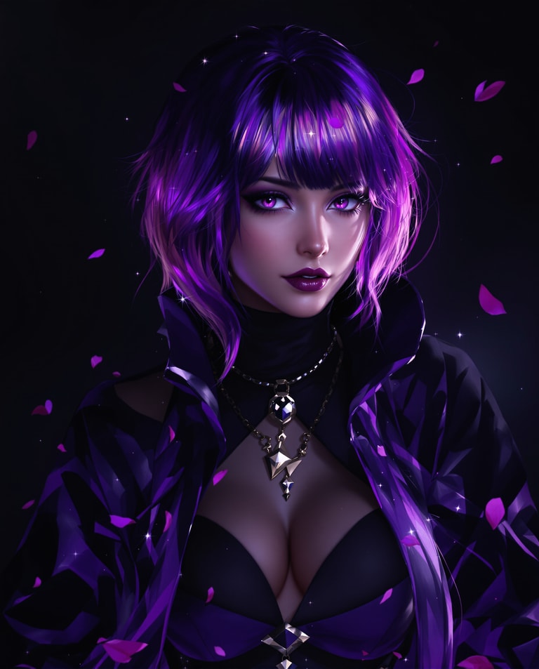 Ethereal Violet Enchantress