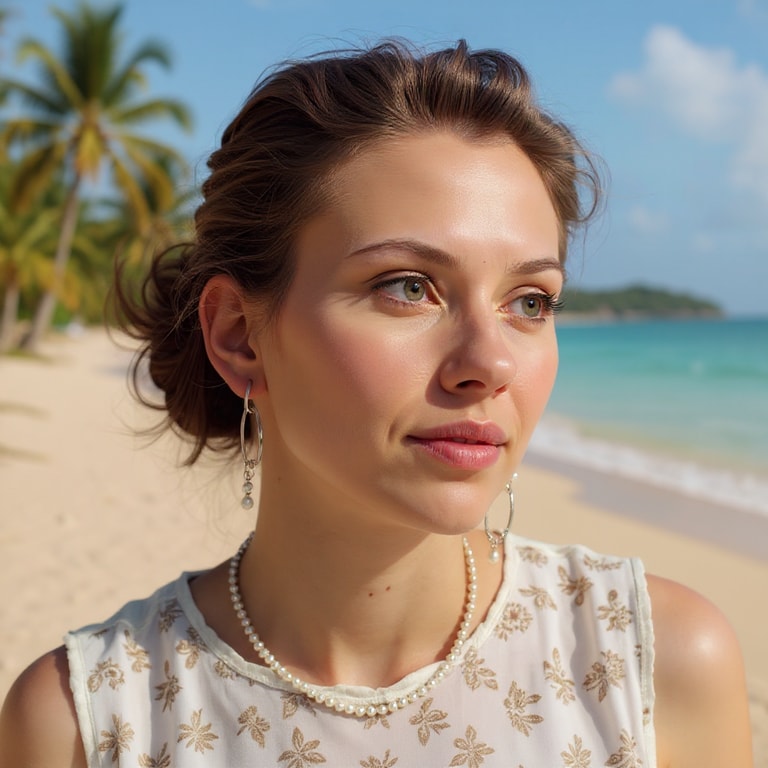 Pearls and Sunlight by the Shore