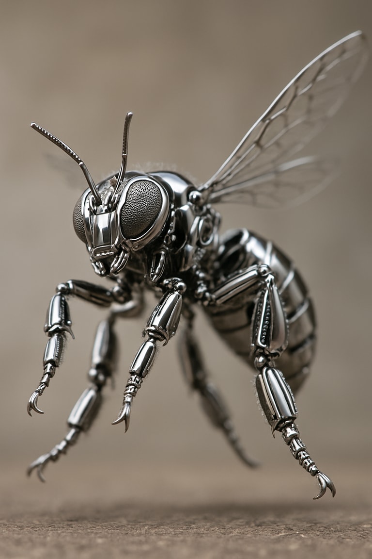 Chrome Colossus Bee Descending