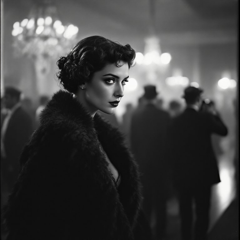 Siren in the Ballroom Shadows