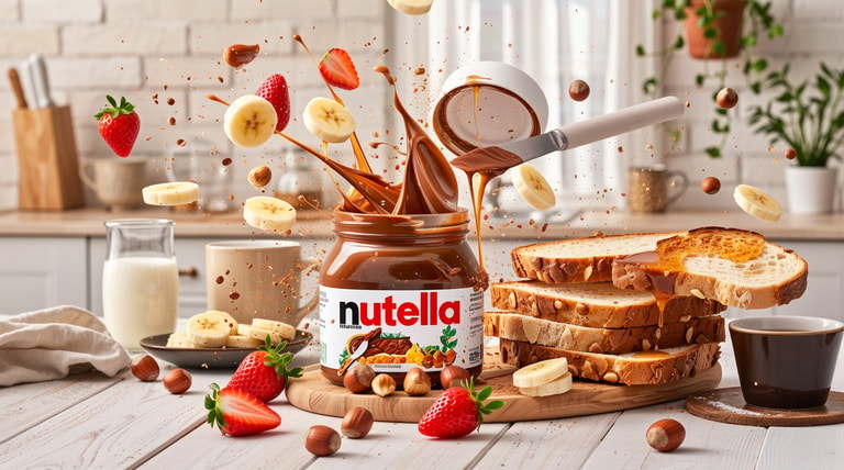 Nutella's Explosive Breakfast Symphony