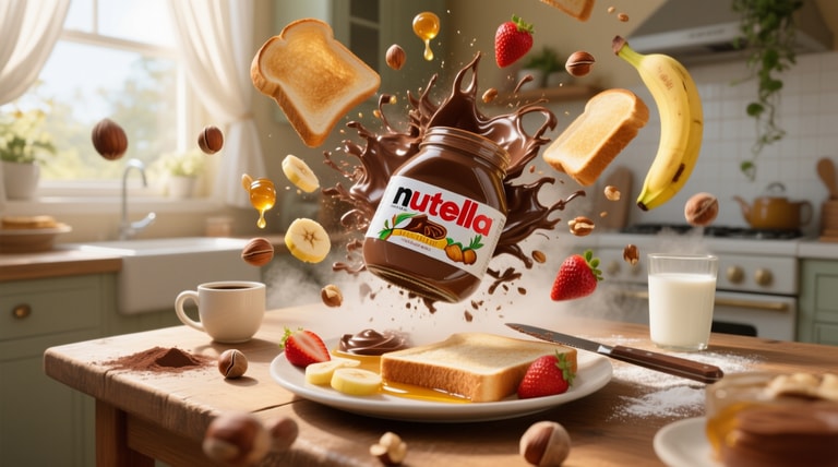 Nutella Breakfast in Dynamic Flight