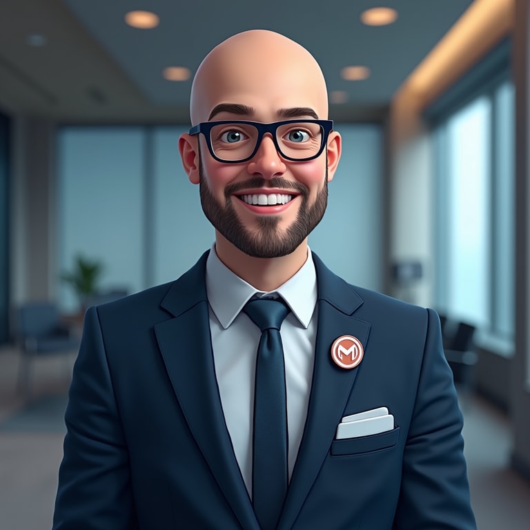 Confident Analytics Executive Portrait