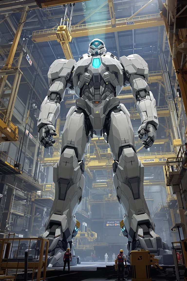 Titan Awakens in Steel Cathedral