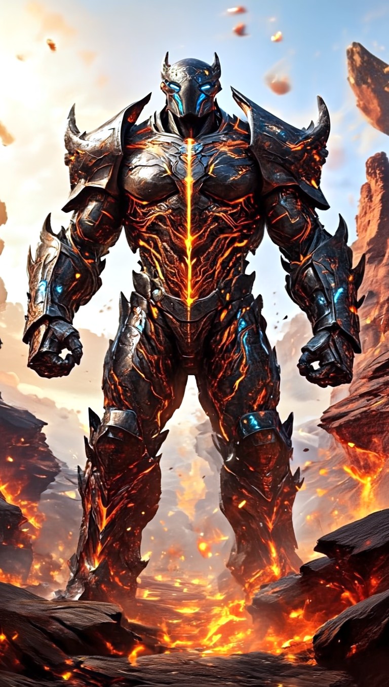Lava-Forged Armored Colossus