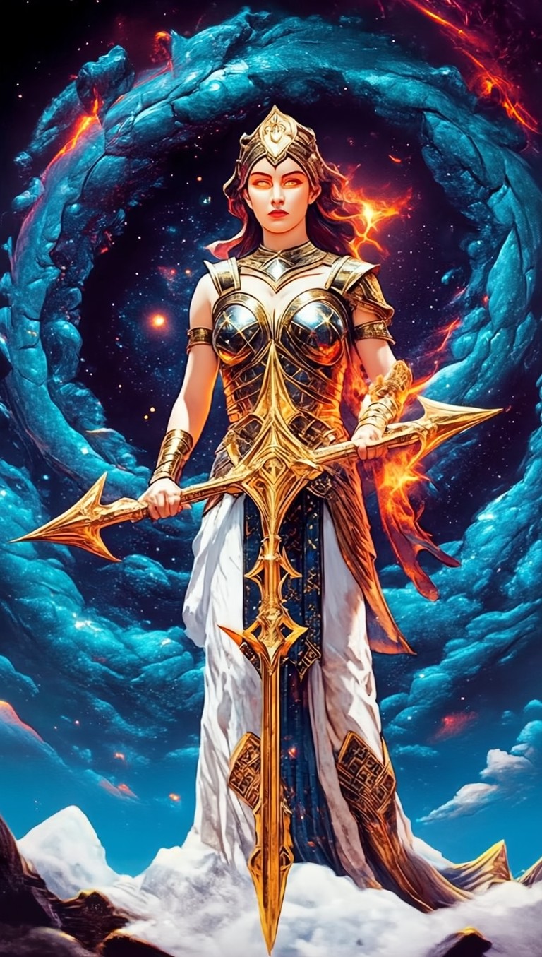 Celestial Warrior of Molten Realms