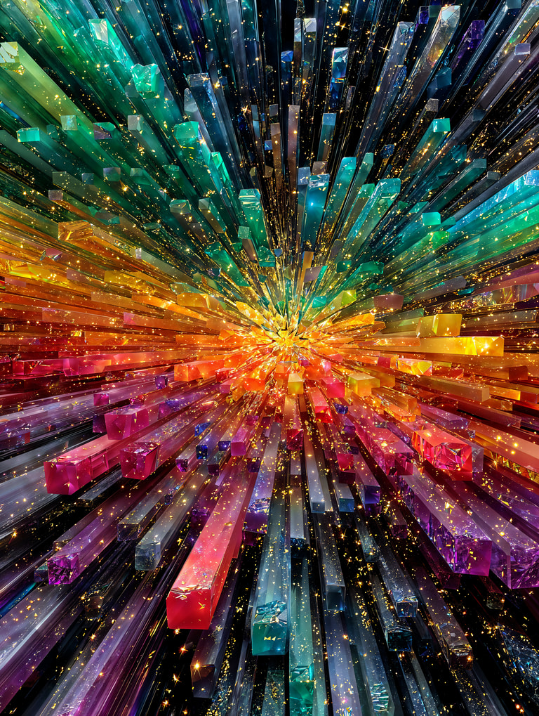 Prismatic Crystal Burst