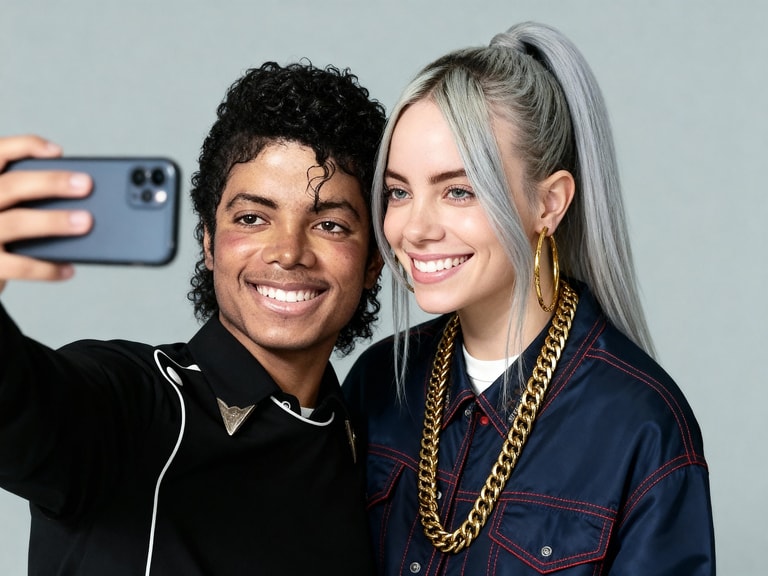 Icons in a Selfie Frame